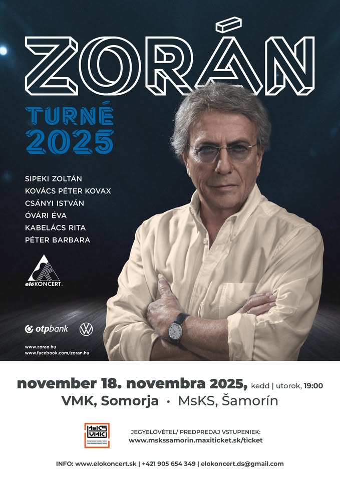 ZORÁN turné 2025 // SOMORJA