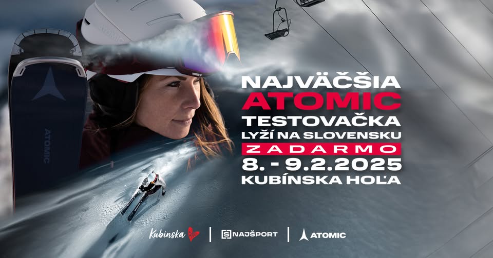 Najväčšia testovačka lyží Atomic na Slovensku! ⛷️