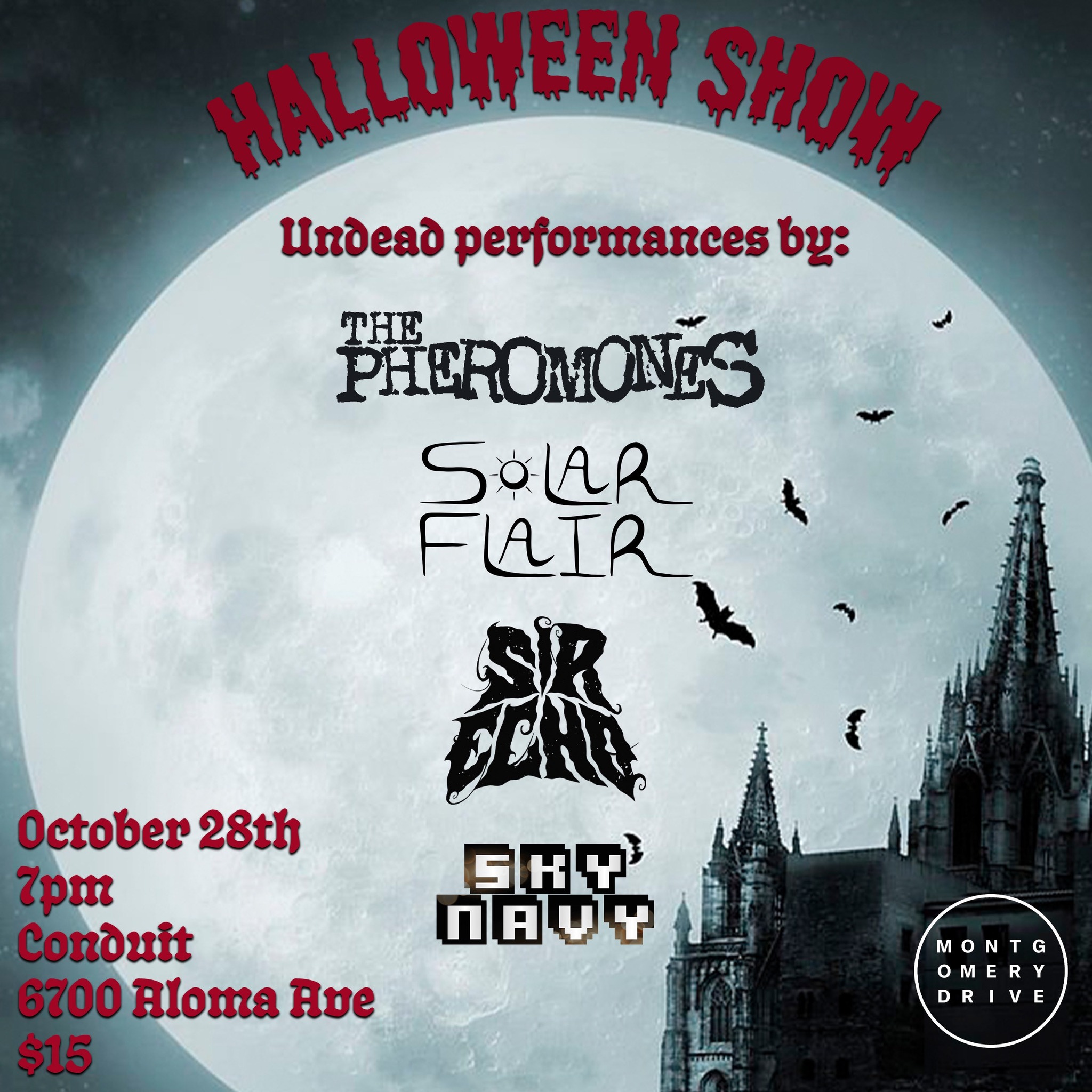 The Pheromones, Solar Flair, Sir Echo, and Sky Navy at Conduit - Orlando, FL