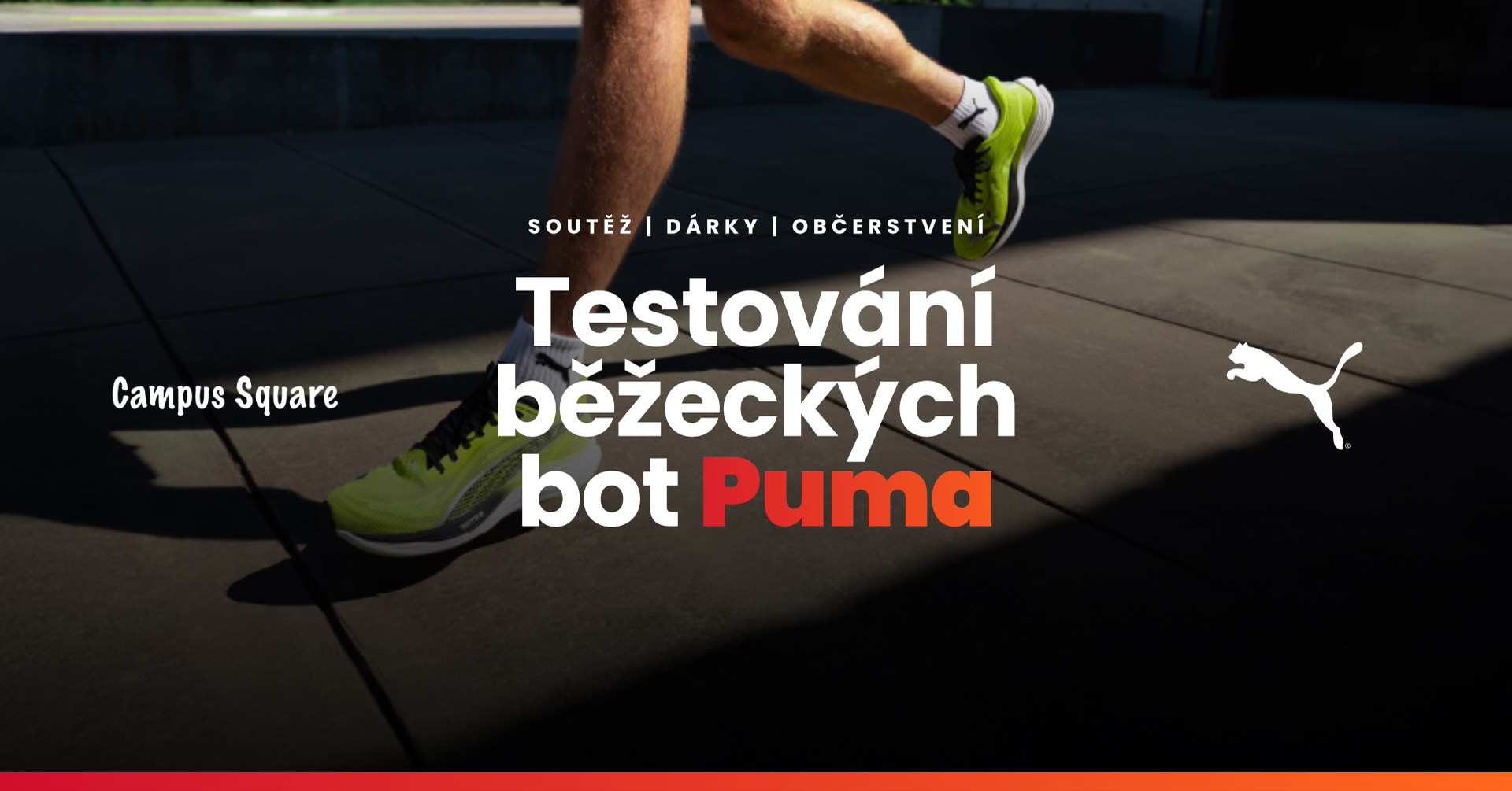 Skupinové testování silničních běžeckých bot Puma