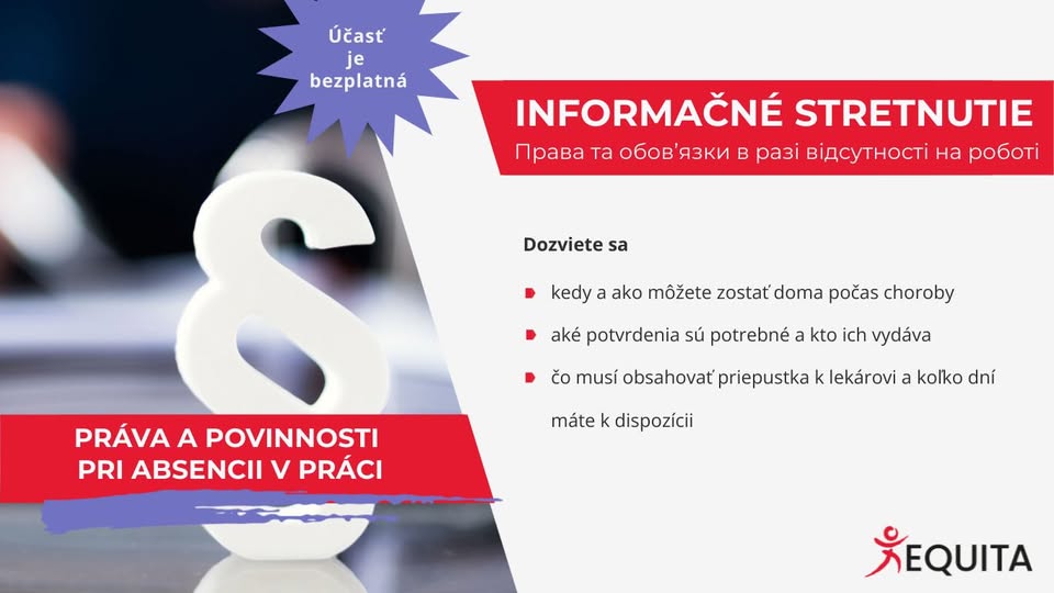 Práva a povinnosti pri absencii v práci