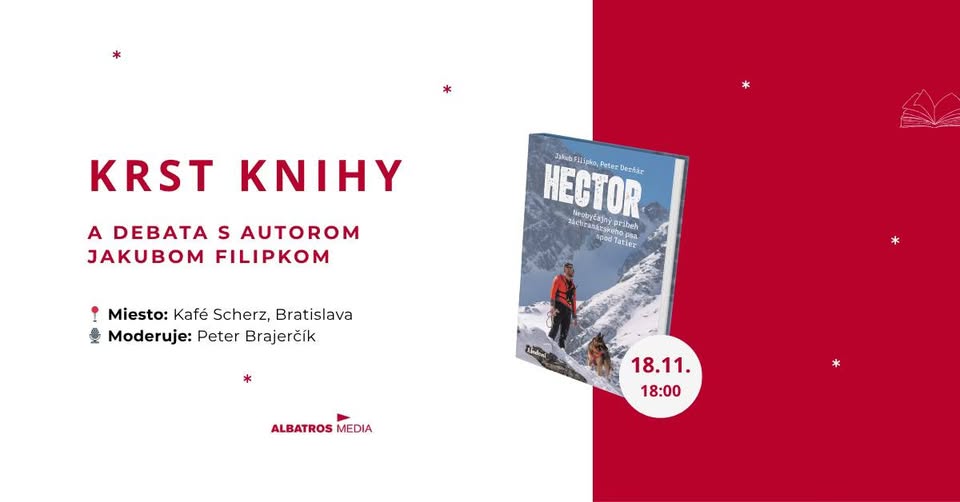 🐾 Krst knihy: Hector — Bratislava