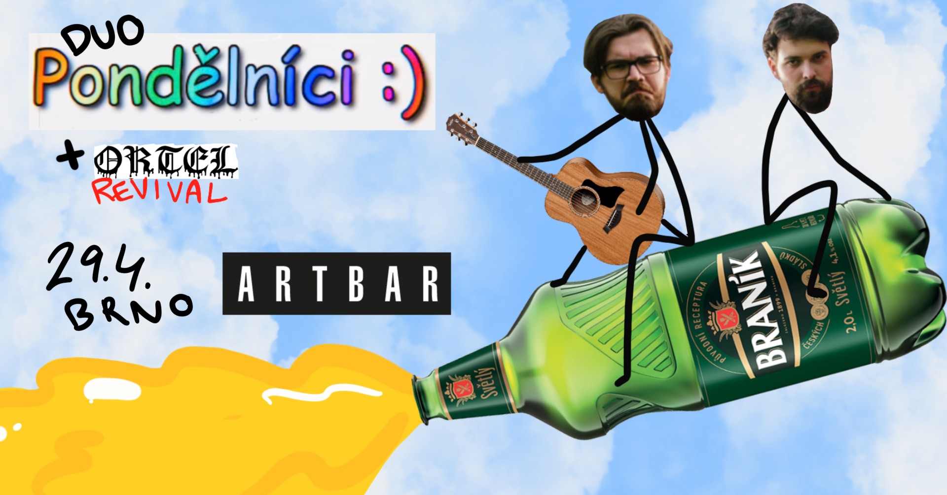 Duo Pondělníci (akusticky) + Ortel Revival / Brno / Artbar