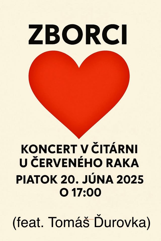 Zborci - Vítanie leta v Letnej čitárni U červeného raka
