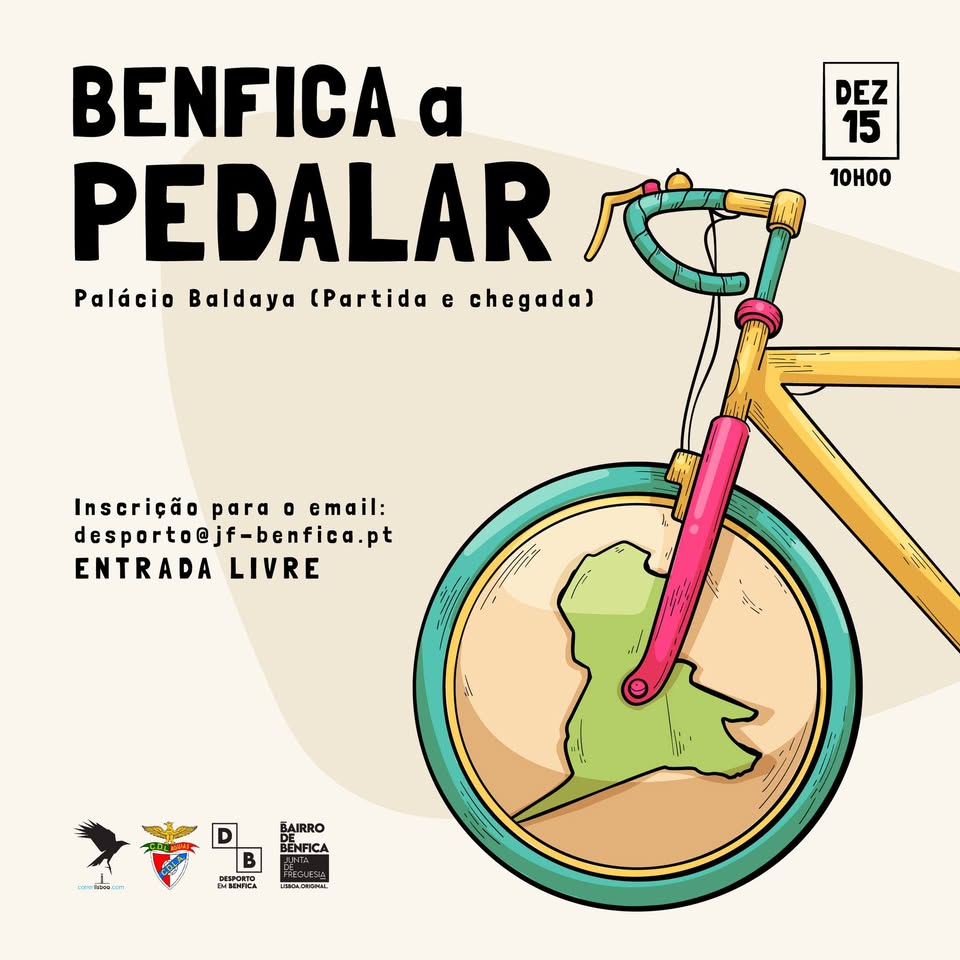 Benfica a Pedalar - Passeio de Bicicleta