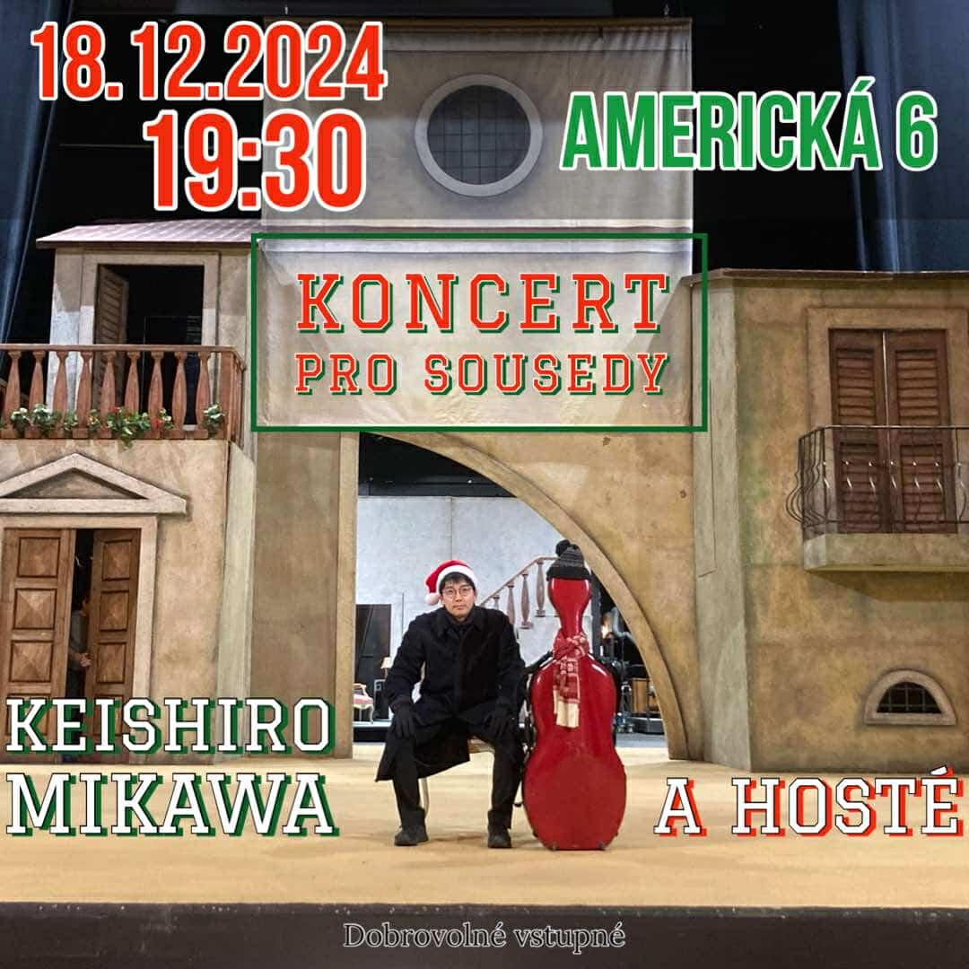 Ateliérový koncert pro sousedy s Keishiro Mikawa | Vánoční edice