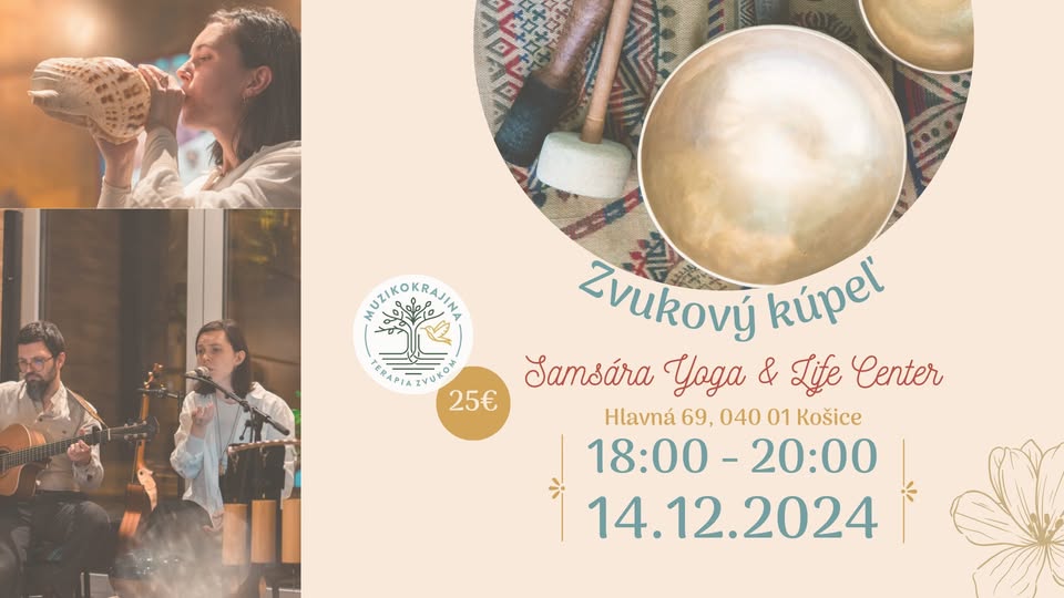 Zukový kúpeľ v Samsára Yoga & Life Center