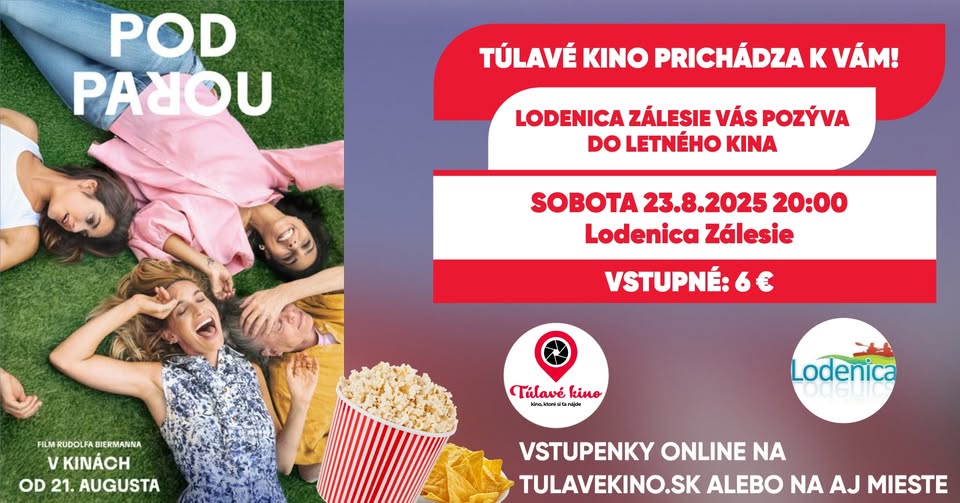 Túlavé kino prichádza do Zálesia! Premietame film Pod parou!