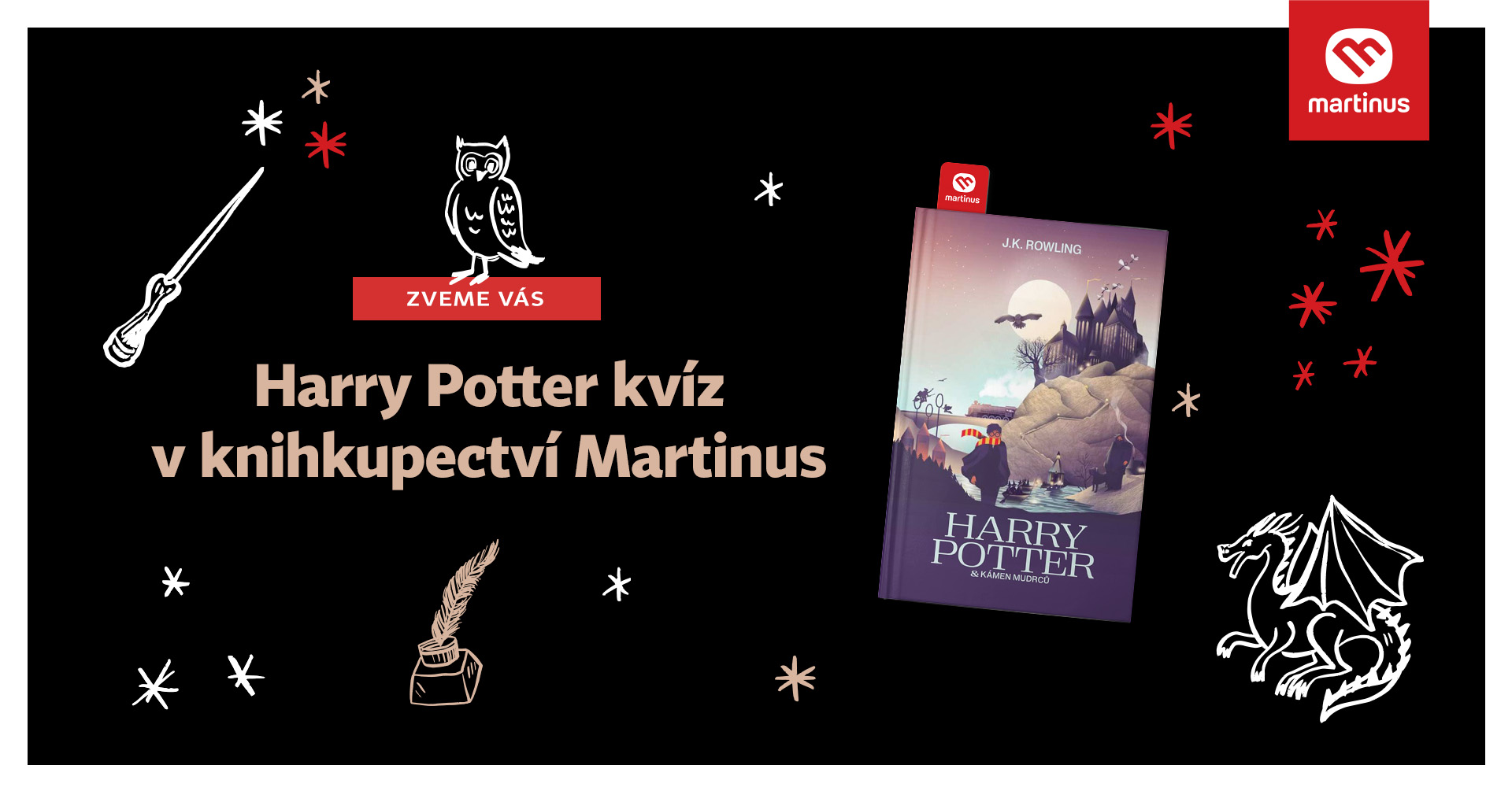 Harry Potter kvíz v knihkupectví Martinus
