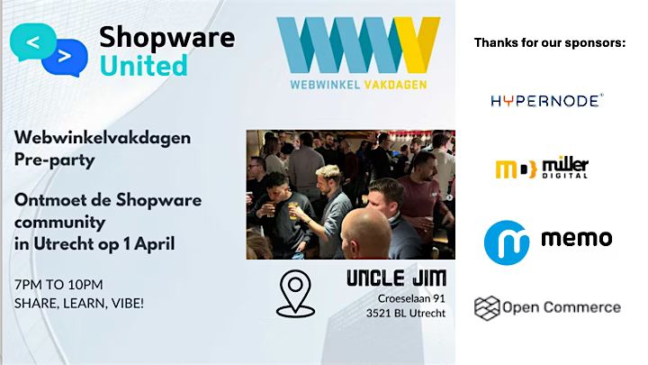 Webwinkelvakdagen Pre-party