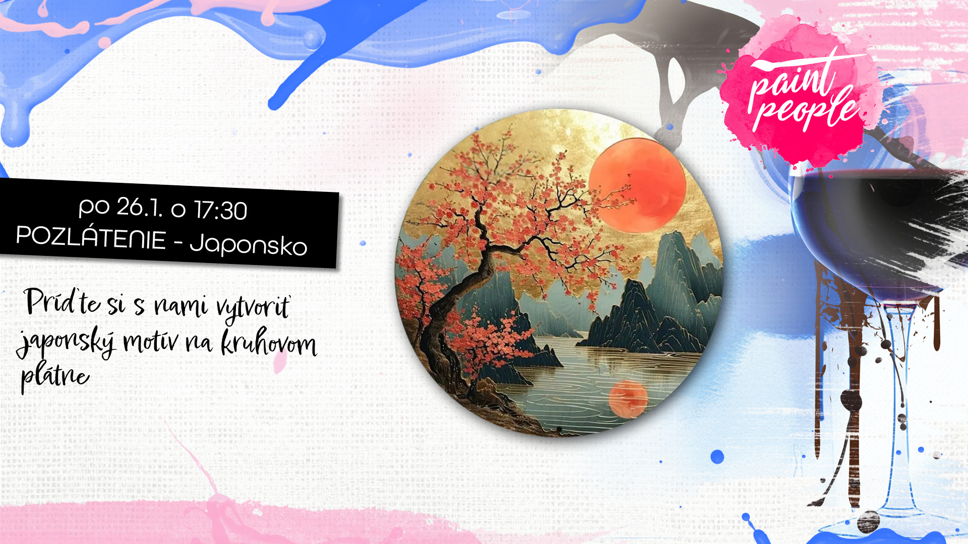 POZLÁTENIE - Japonsko - Maľuj s PaintPeople