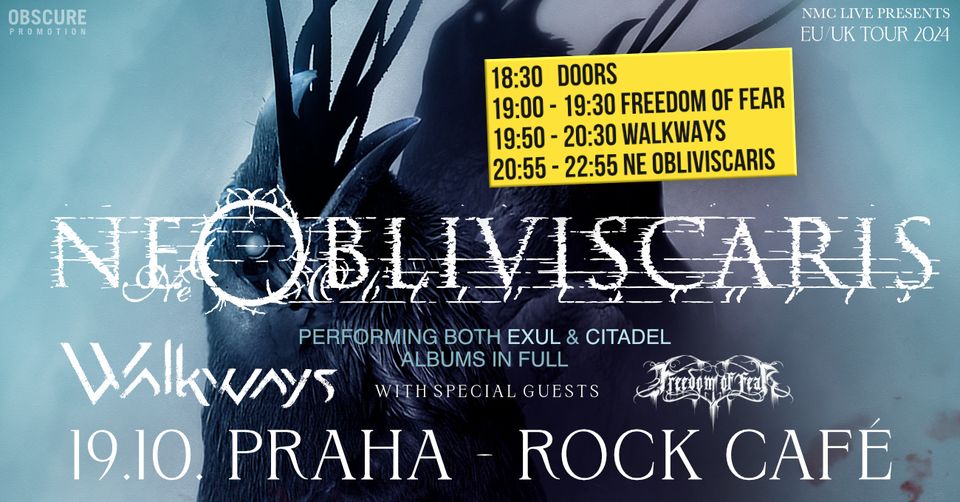 NE OBLIVISCARIS, WALKWAYS, FREEDOM OF FEAR - Praha