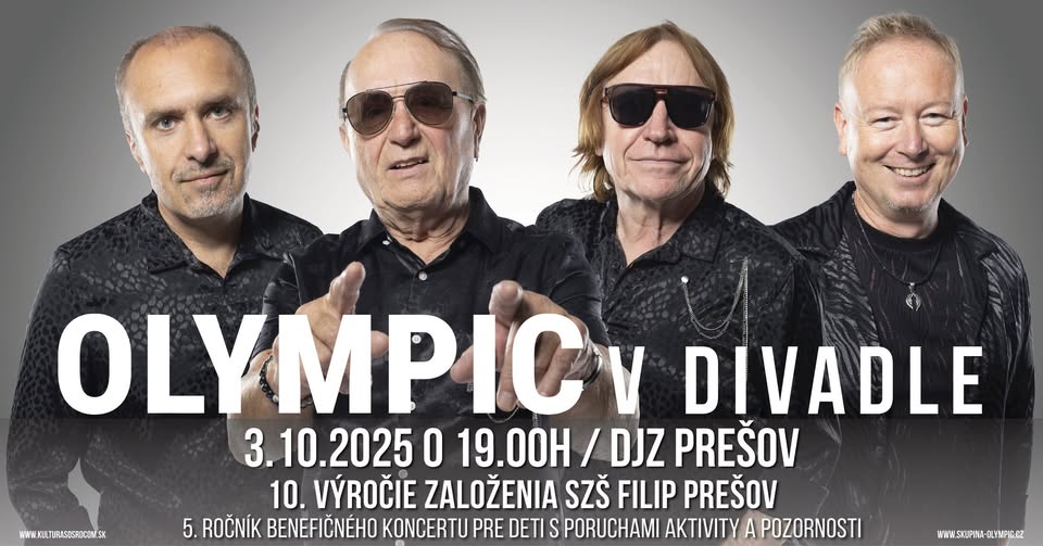 Olympic - Benefičný koncert - Prešov - Divadlo Jonáša Záborského