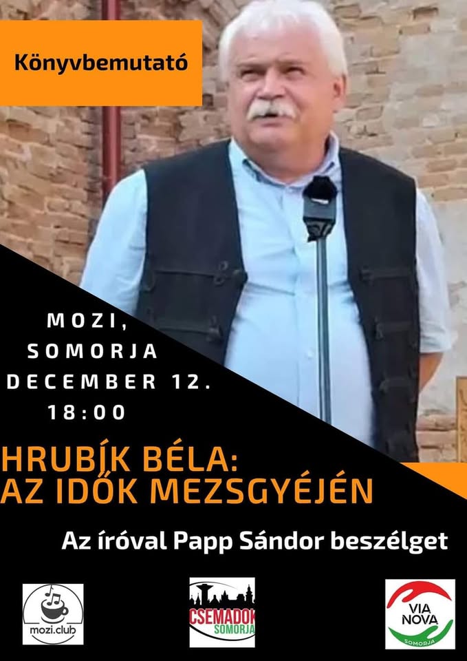 Hrubík Béla: Az idők mezsgyéjén - könyvbemutató