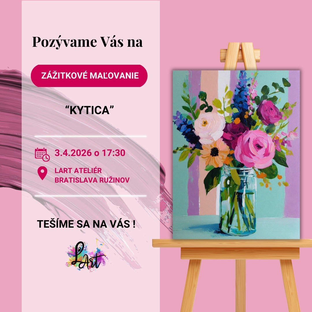Zážitkové maľovanie- Kytica