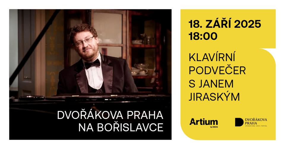 Klavírní podvečer s Janem Jiraským | Dvořákova Praha na Bořislavce