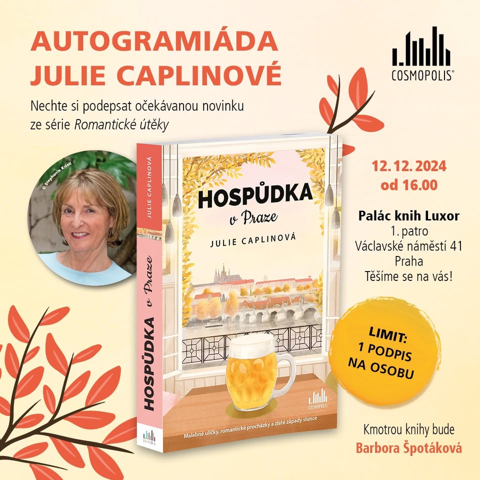 AUTOGRAMIÁDA JULIE CAPLINOVÉ