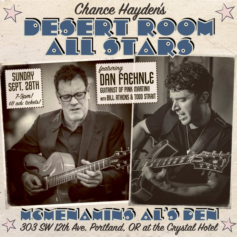 Desert Room All Stars feat. Dan Faehnle of Pink Martini!