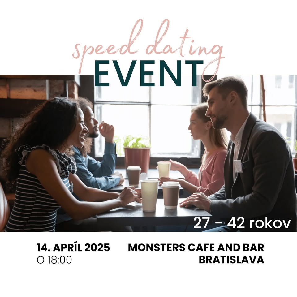 Zoznamovacia akcia - speed dating 27 - 42 rokov