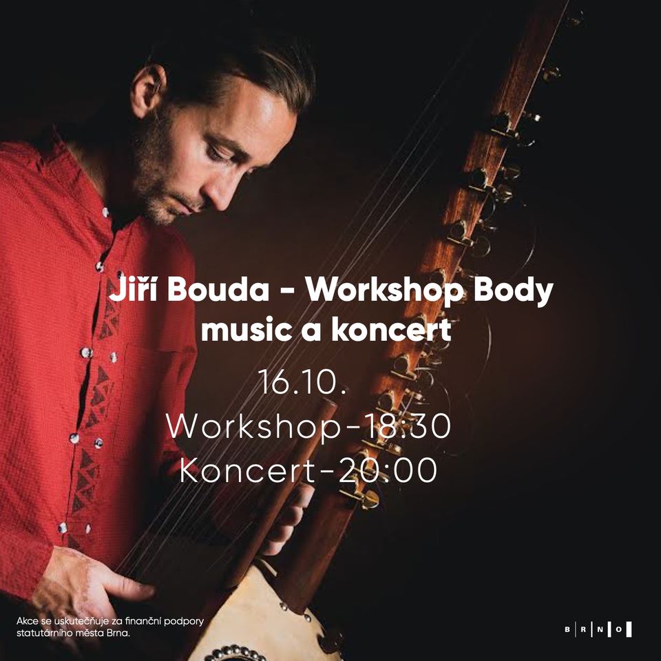 Jiří Bouda - workshop Body music a koncert