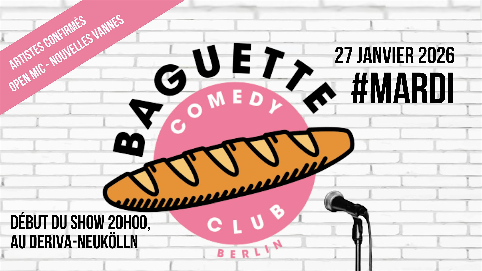 Baguette Comedy Club #MARDI