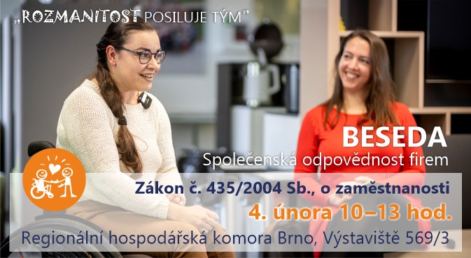 BESEDA zaměstnávání hendikepovaných dle Zákona 435/2004 Sb.