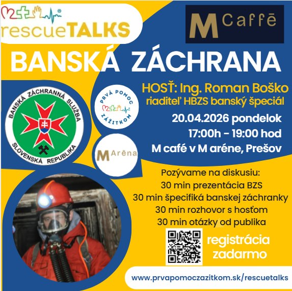 rescueTALKS - april 2026 banská záchrana