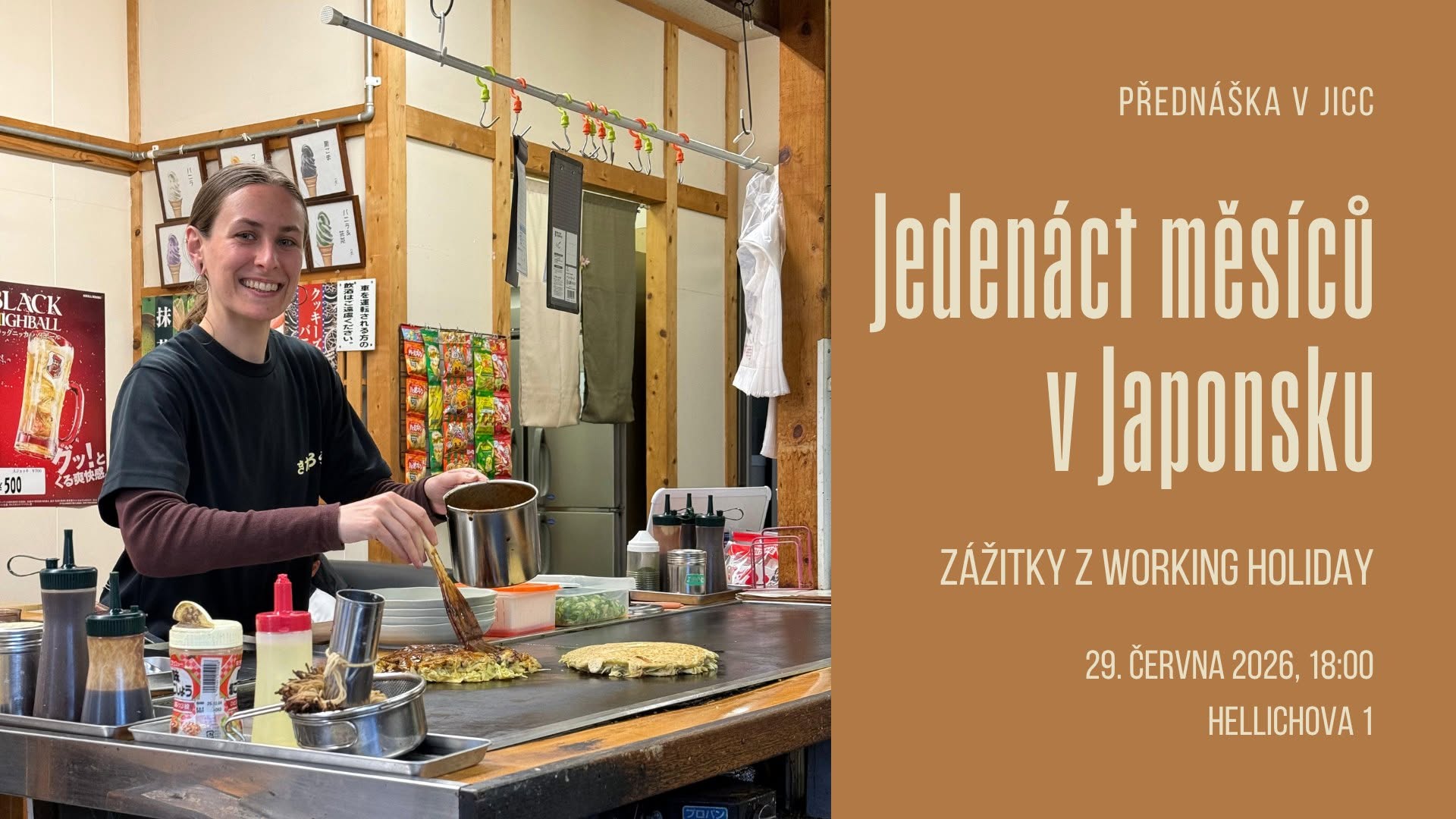 Přednáška: Jedenáct měsíců v Japonsku - Zážitky z Working Holiday