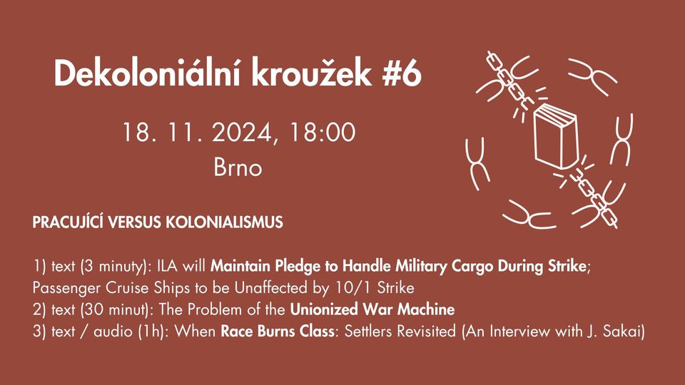 Dekoloniální kroužek #6: pracující vs. kolonialismus