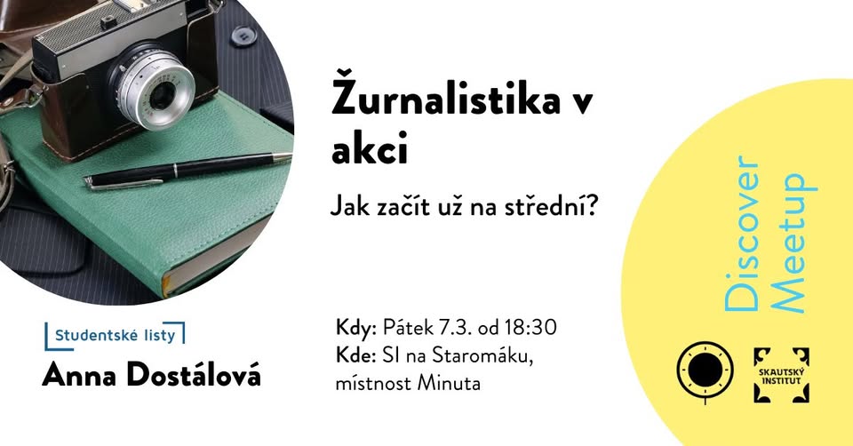 Žurnalistika v akci: Jak začít už na střední?
