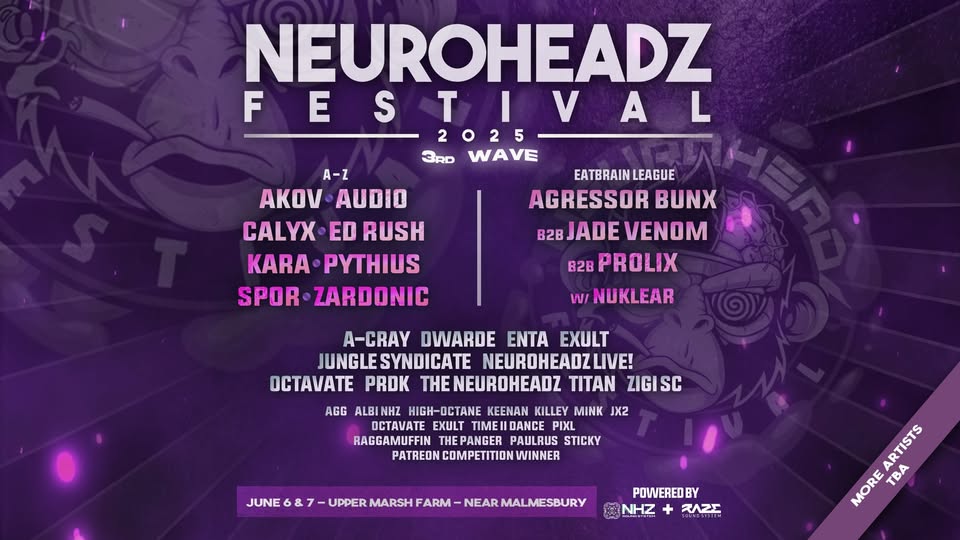Neuroheadz Festival 2025 - SPOR / CALYX / EATBRAIN LEAGUE