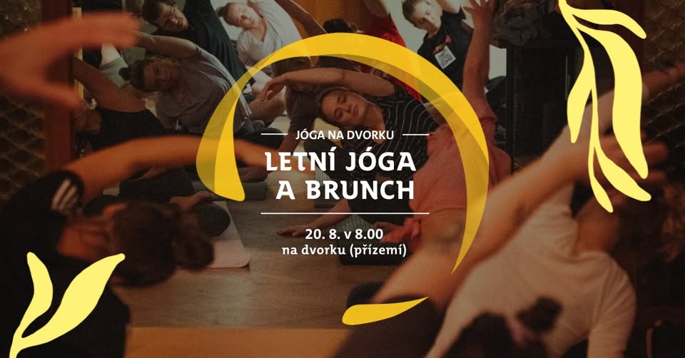Letní ranní jóga a brunch na dvorku 🌞