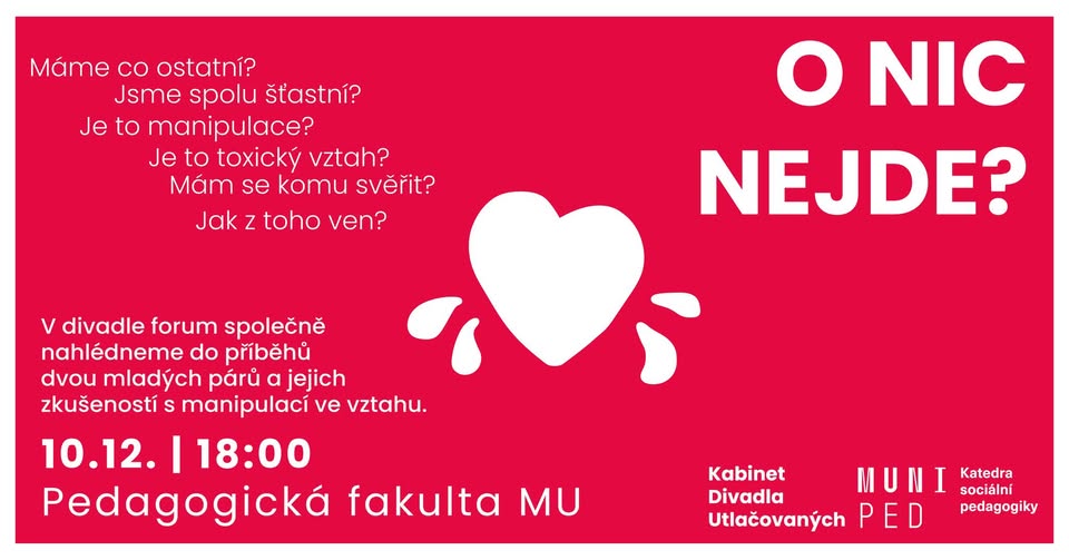 O NIC NEJDE? - Divadlo utlačovaných