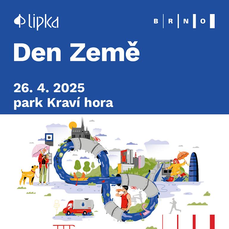 Prodej na Dni země na Kraví hoře v Brně