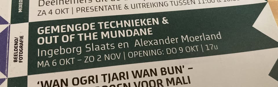 Duo Expositie Ingeborg & Alexander in Podium Mozaïek