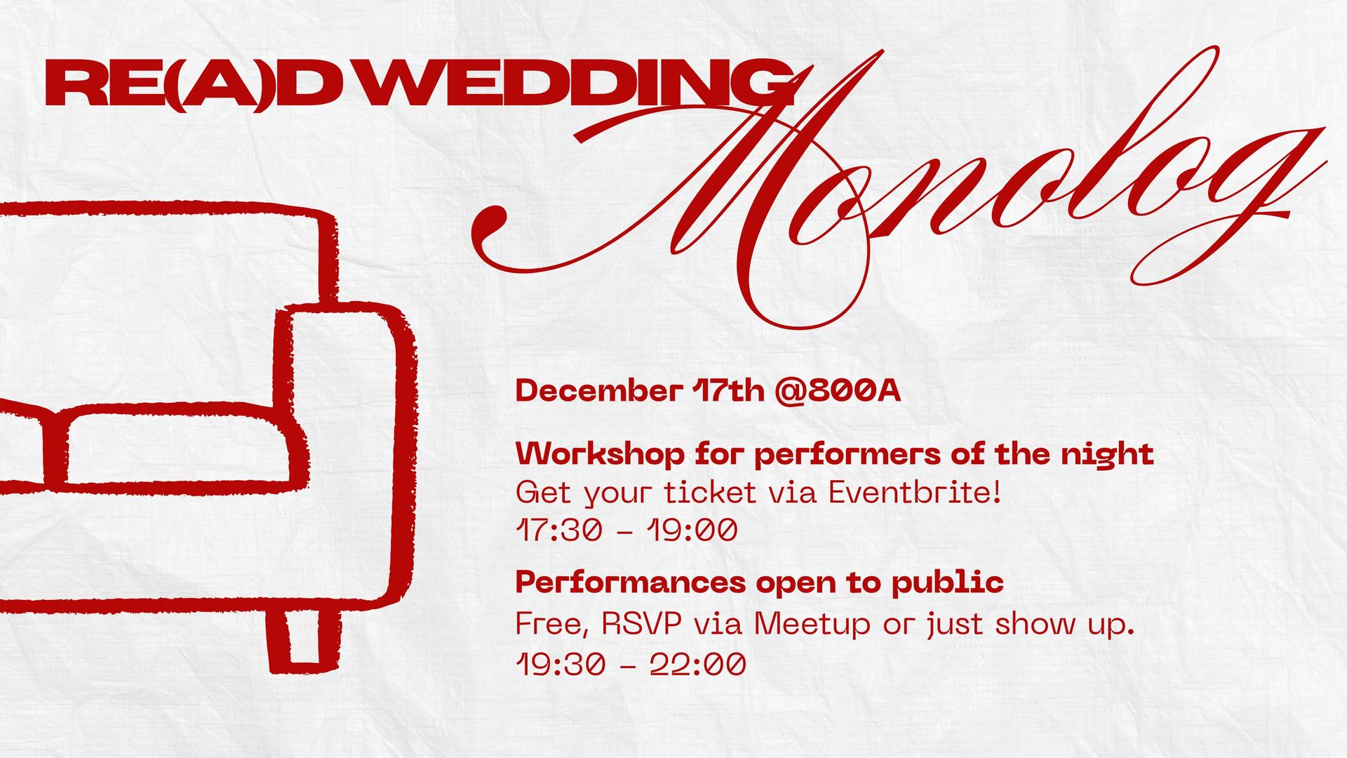 Monolog: Spoken-Word Performances, by Read Wedding