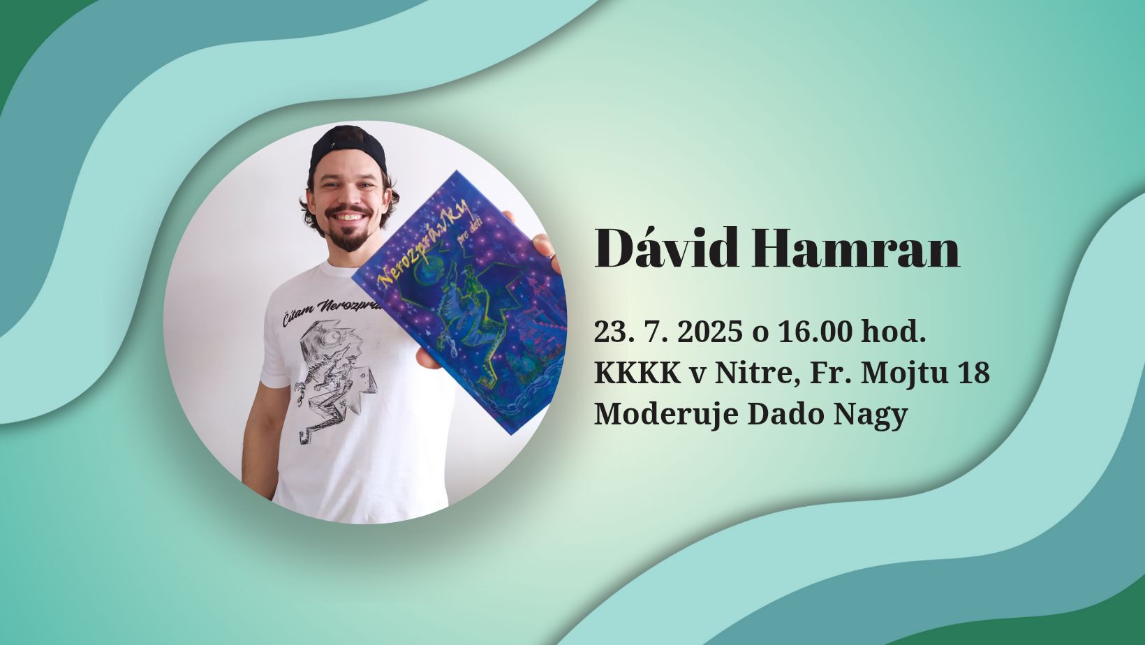 Beseda so spisovateľom Dávidom Hamranom
