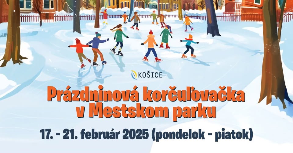 Prázdninová korčuľovačka v Mestskom parku
