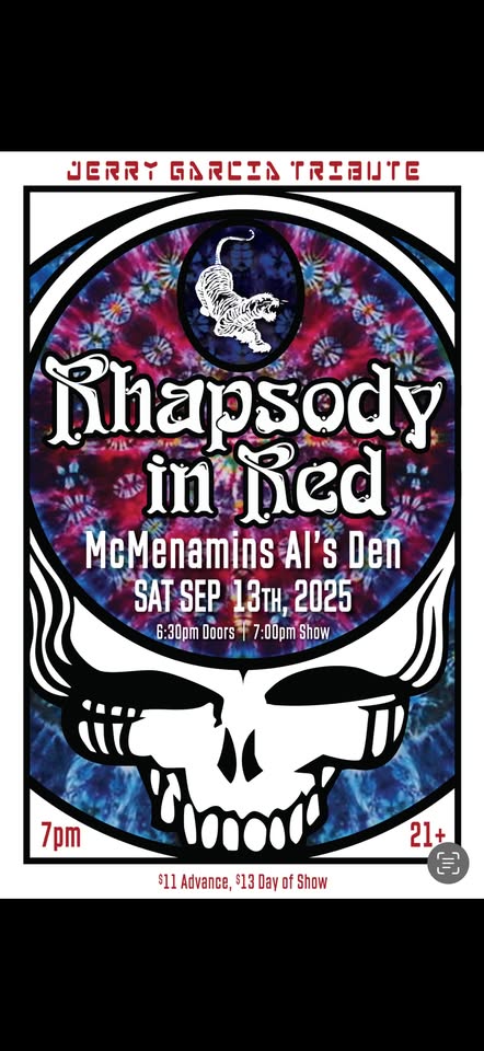 Rhapsody in Red at Al's Den - 9/13/25