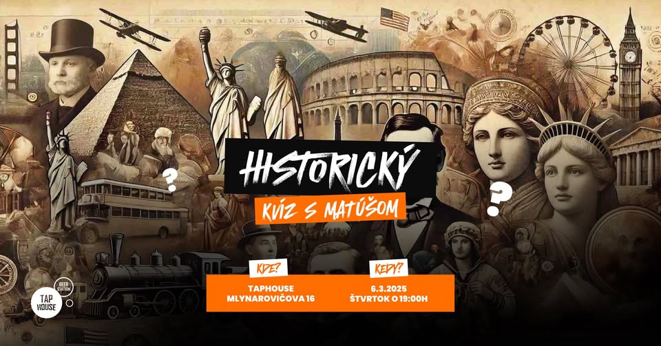 HISTORICKÝ KVÍZ v TapHouse 🏛️