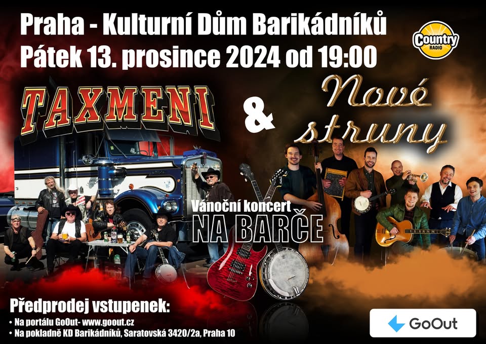 Nové struny a Taxmeni na vánoční Barče🎄🎅