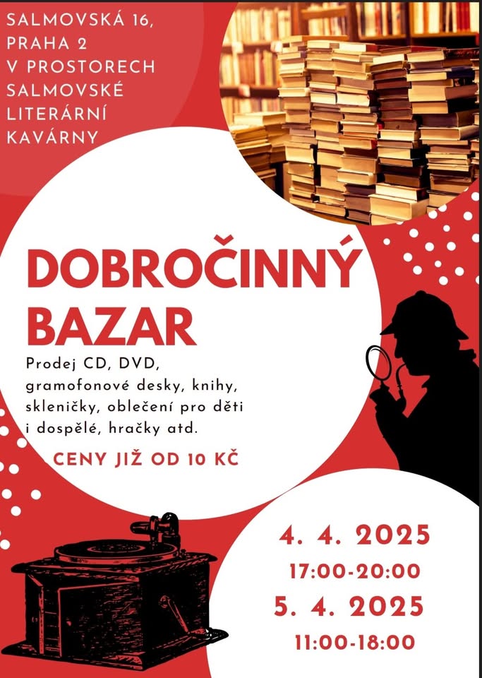 Dobročinný bazar v Salmovské