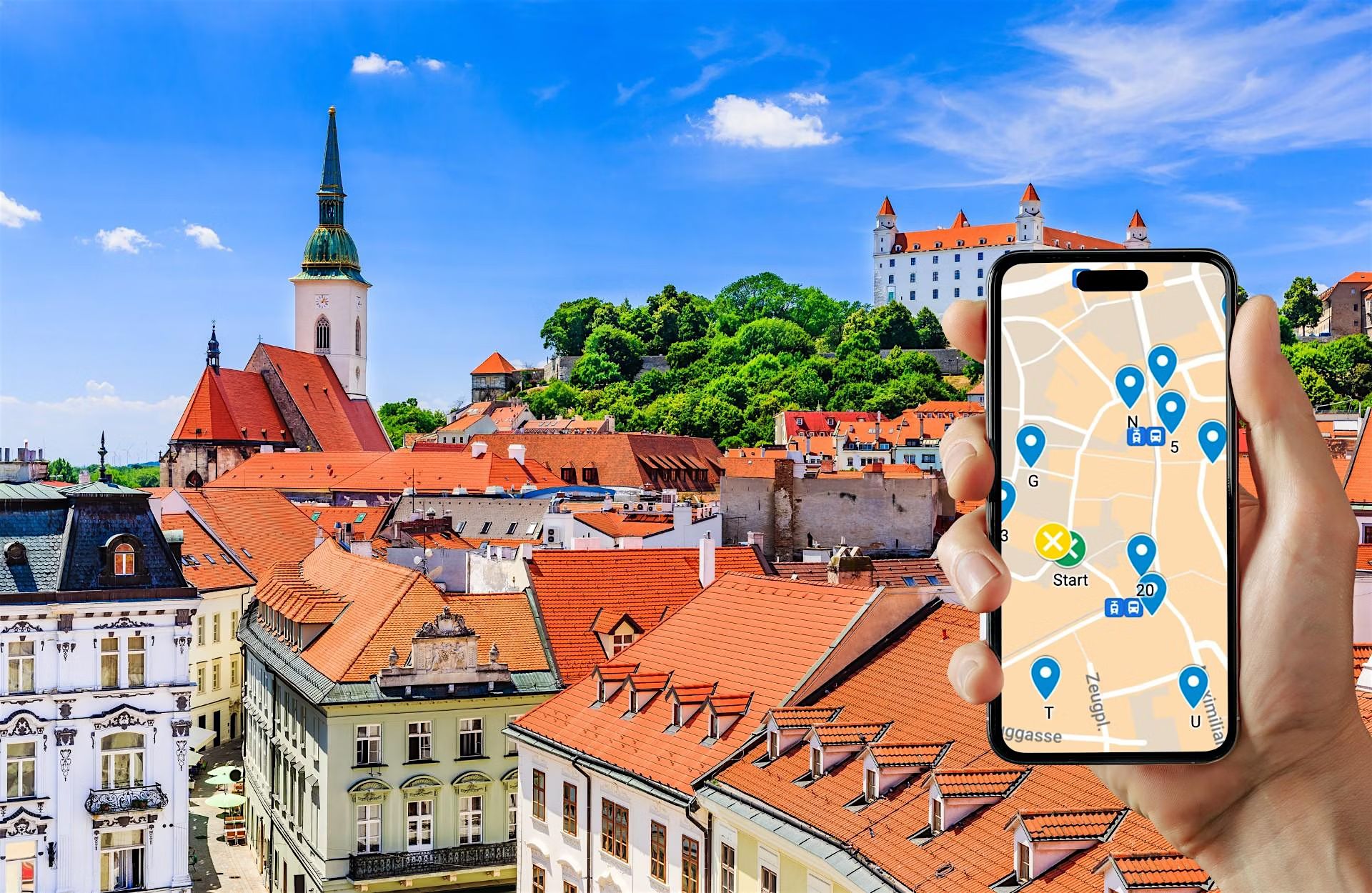 Selbstgeführte Stadtrallye / Schnitzeljagd  in Bratislava