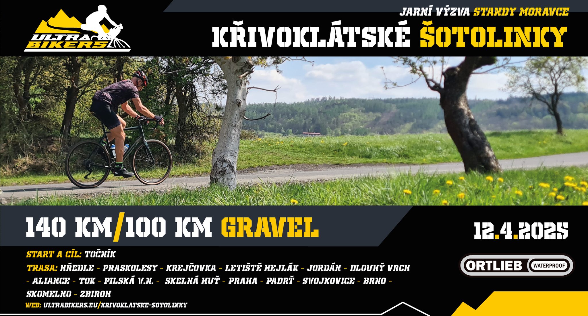KŘIVOKLÁTSKÉ ŠOTOLINKY - 140km Výzva Poháru UB pro gravely