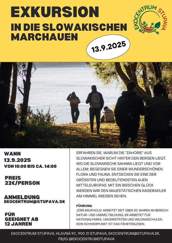 Exkursion in die slowakischen Marchauen
