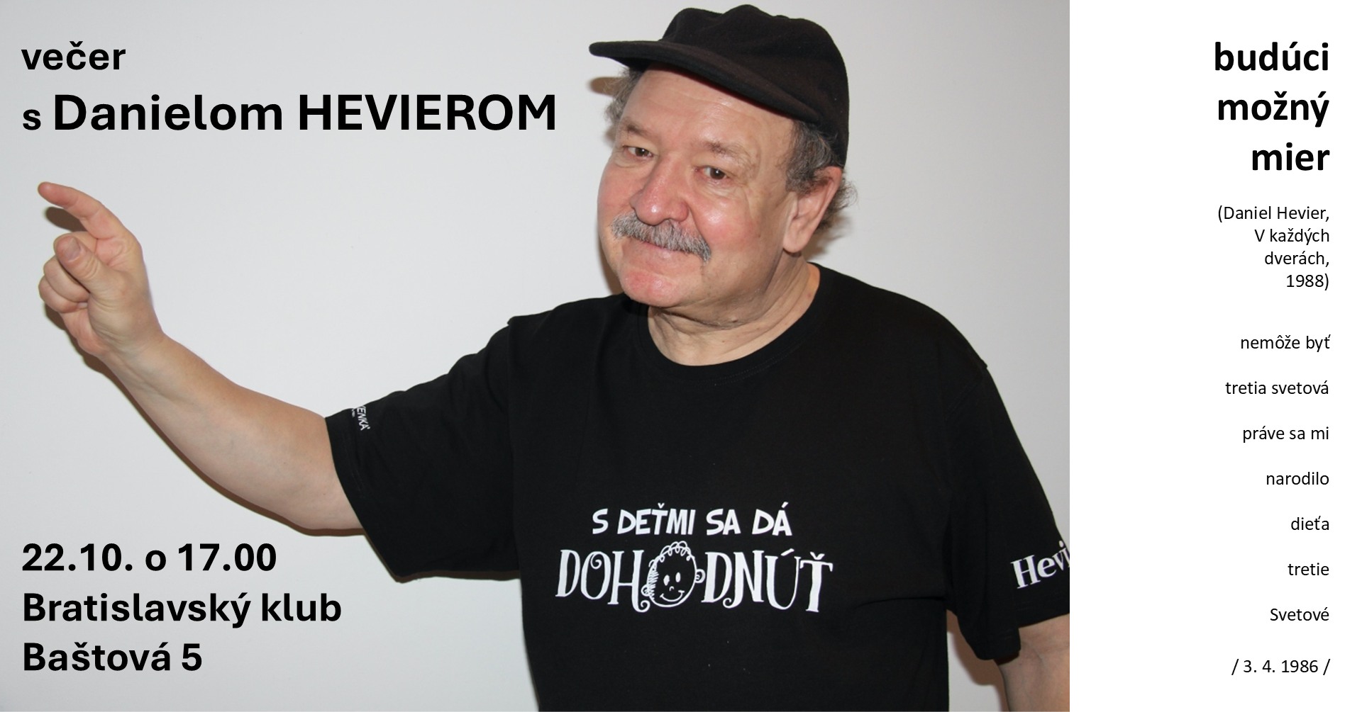 Večer s Danielom Hevierom
