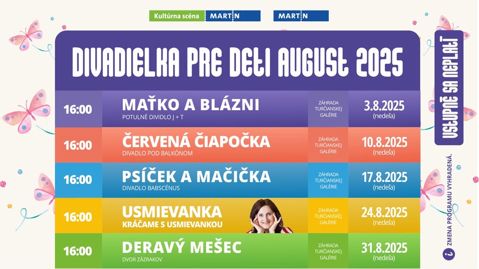 DERAVÝ MEŠEC 31.8.2025 o 16:00
