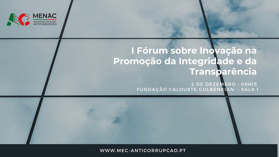I Fórum sobre Inovação na Promoção da Integridade e Transparência