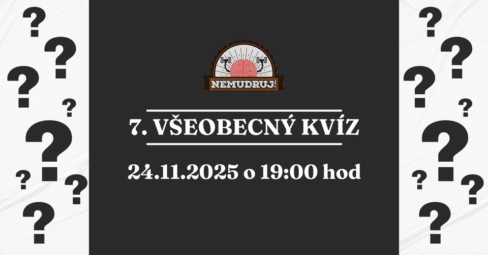7. Nemudruj kvíz v Komíne