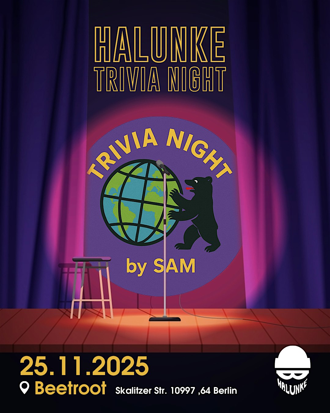 Halunke Trivia Night (English) - By Sam Achkar